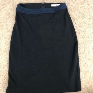 Fluxus USA Made Black Jersey Pencil Skirt